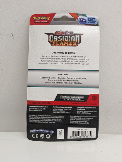 Pokemon Obsidian Flames Single Blister Pack