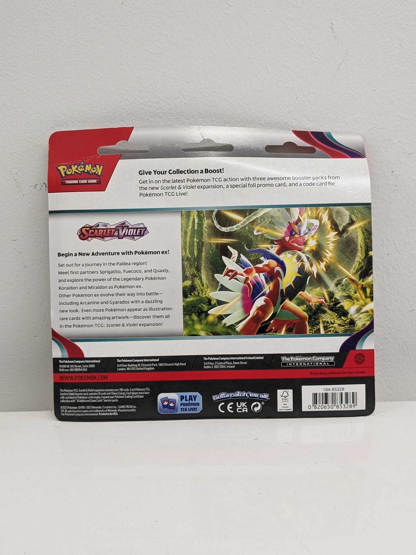 Pokemon Scarlet & Violet Triple Blister