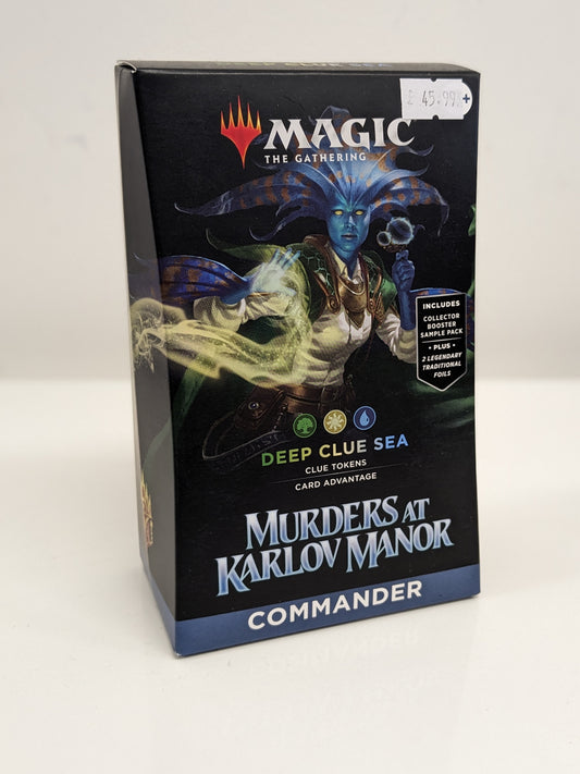 Magic: The Gathering Karlov Manor Deep Clue Sea Commander Deck