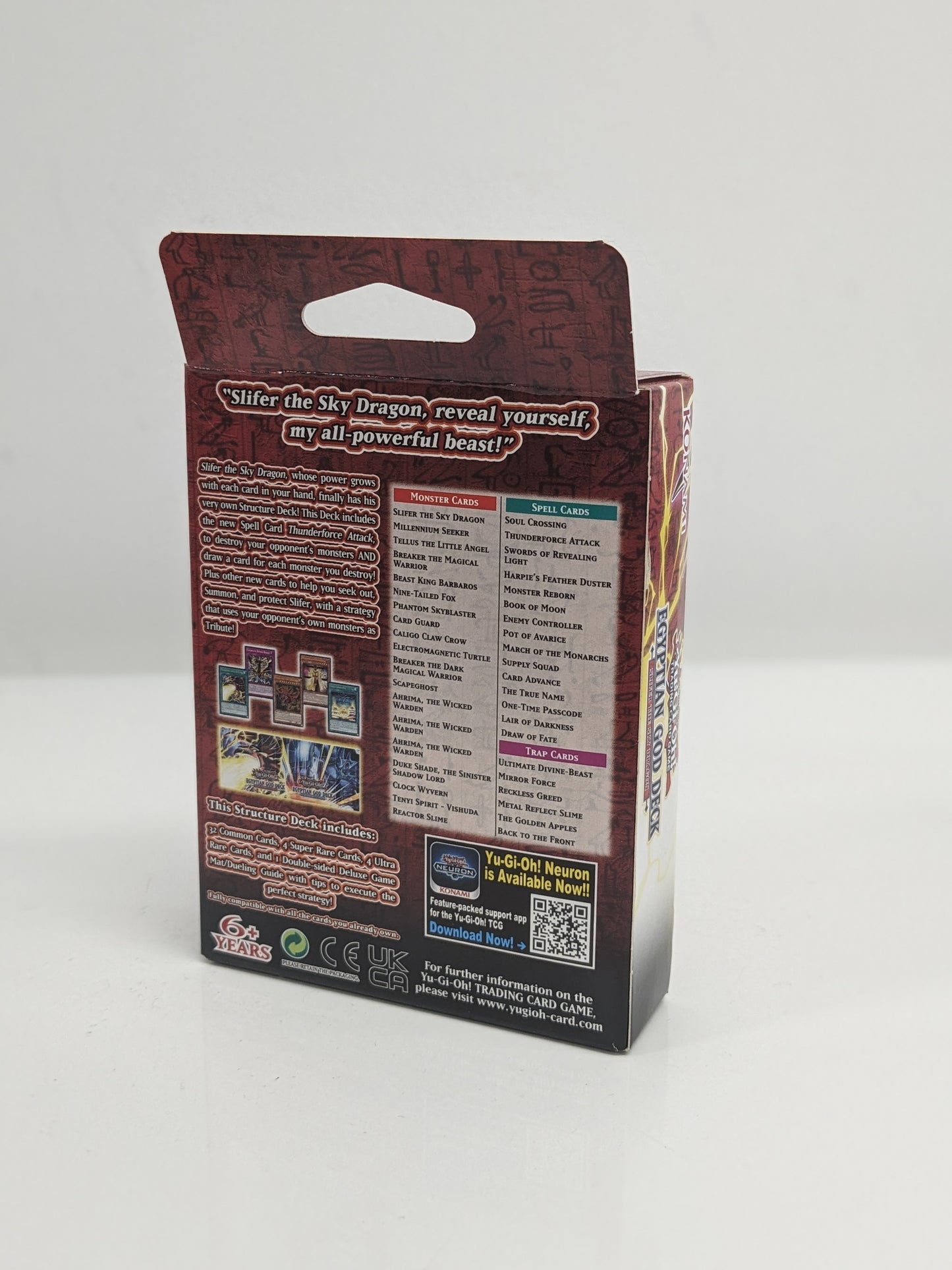Yu-Gi-Oh Egyptian God Slifer The Sky Dragon Structure Deck