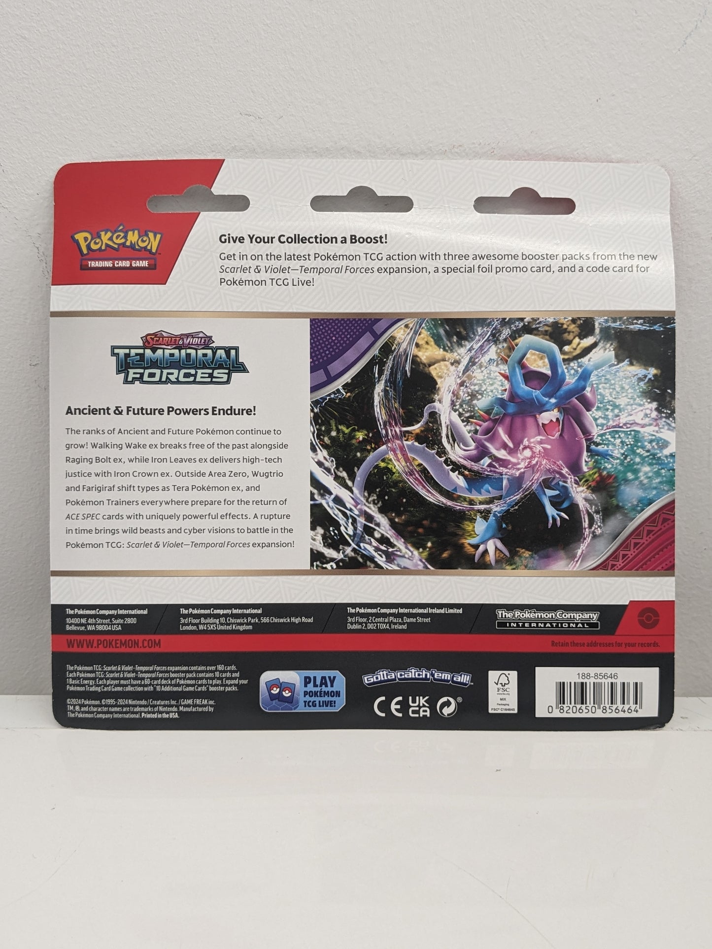 Pokemon Temporal Forces Triple Blister