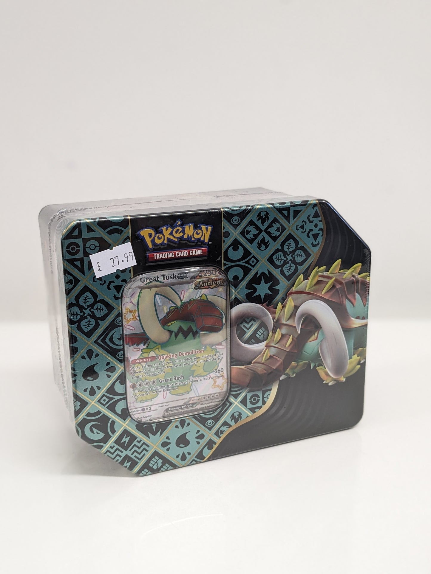 Pokemon Paldean Fates 5 Booster Tin