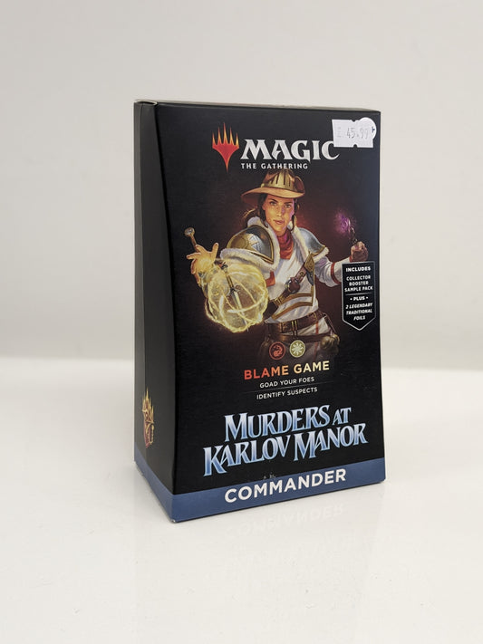 Magic: The Gathering Karlov Manor Blame Game Commander Deck