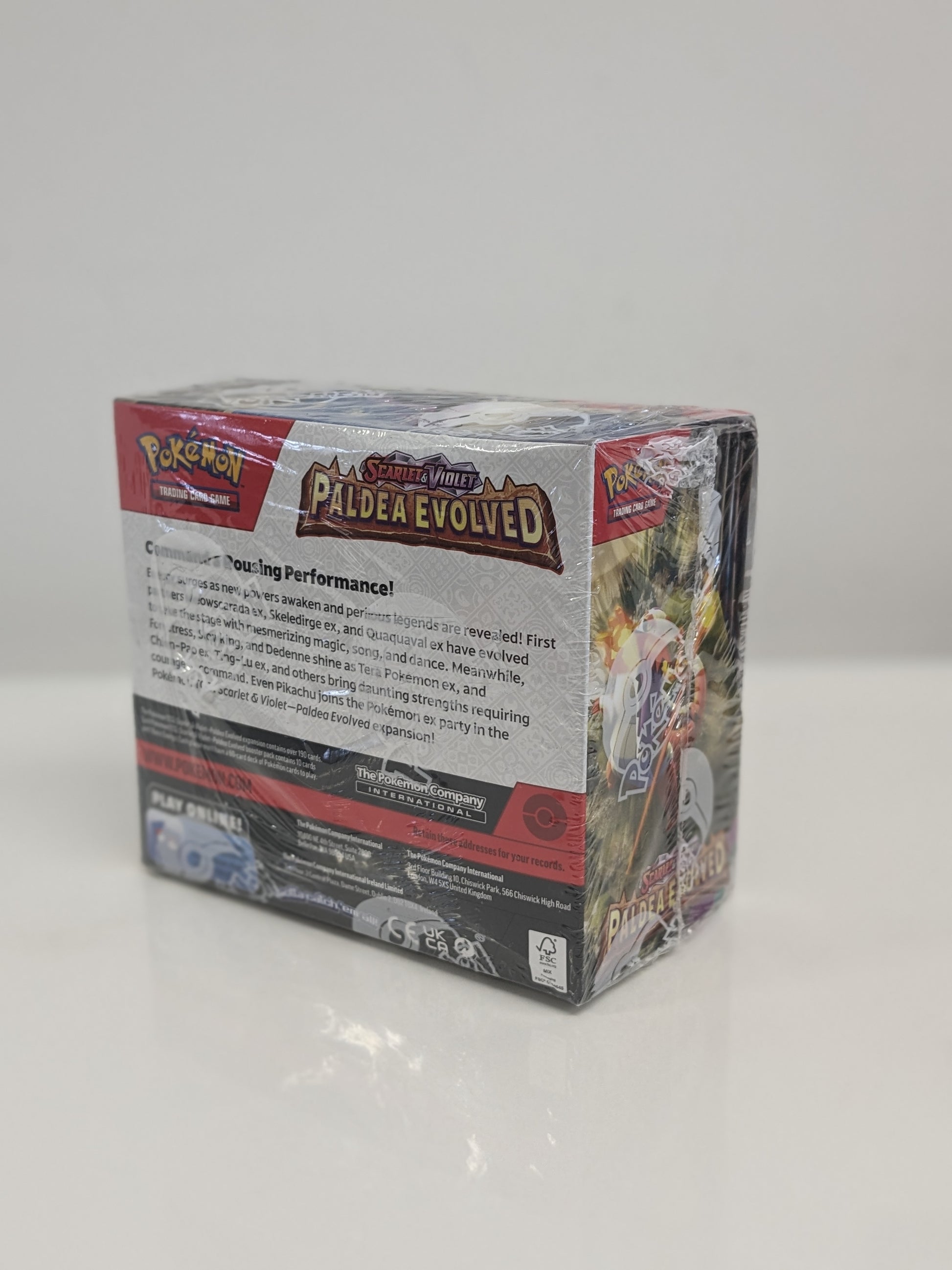 Pokemon Paldea Evolved Booster Box Rockets Hideout Pokemon Paldea Evolved Booster Box Rockets Hideout