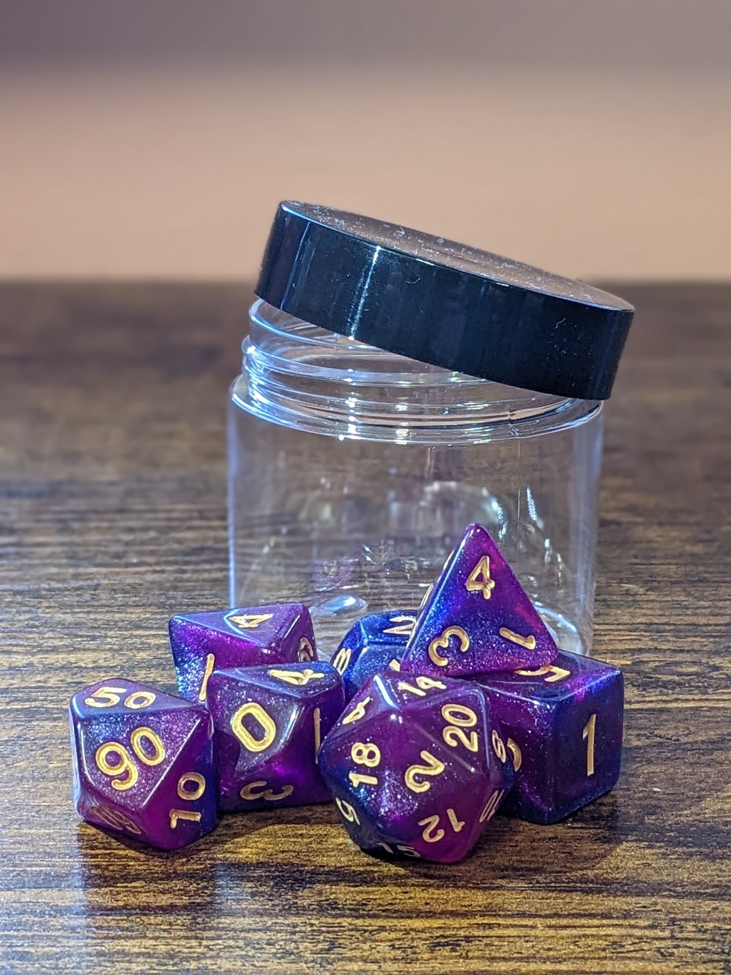 Dwarven Dice D20 Dice Set Blue/Purple