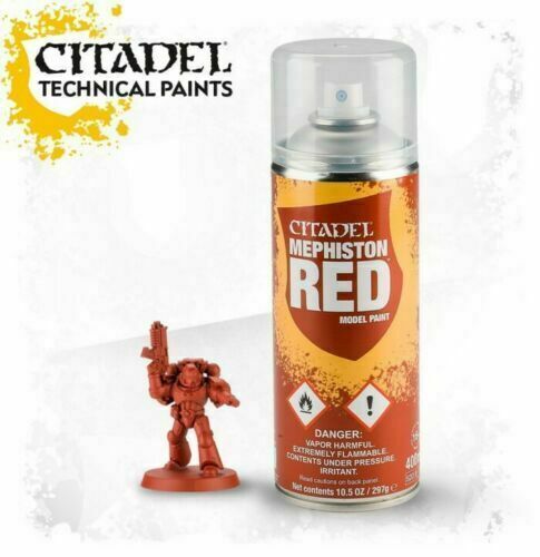 Citadel Colour Spray Paint- Mephiston Red